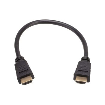 2L-7DA3H - Cáp HDMI 2.0 dài 0.3M, cỡ M/M, dây 30AWG, màu đen